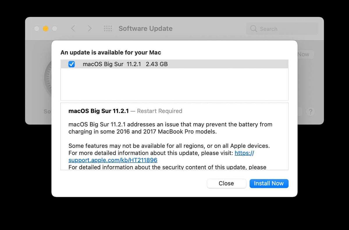 Macos Big Sur 11 2 1 Update Is Now Available Macworld