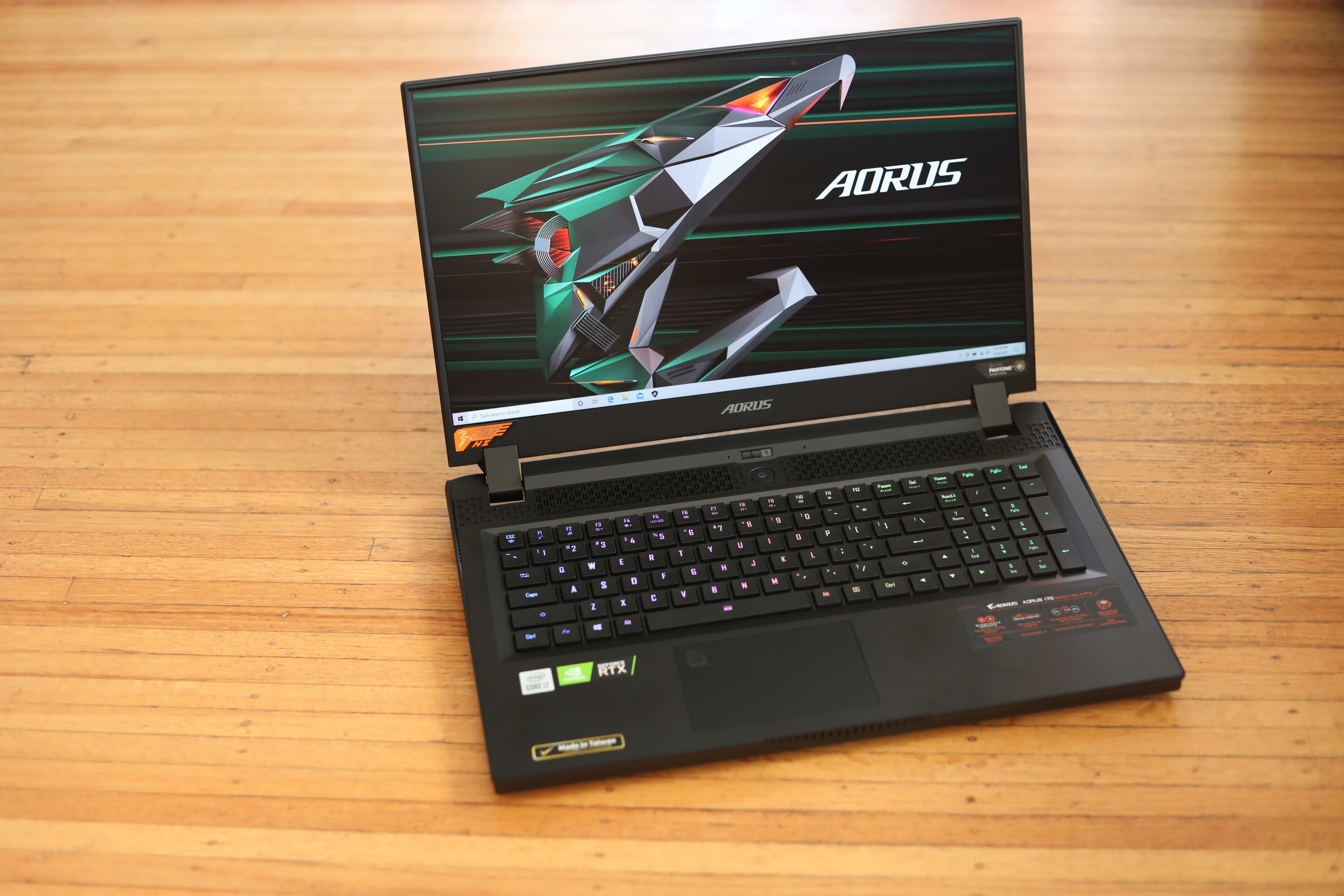 Gigabyte Aorus 17G - Quietest gaming laptop
