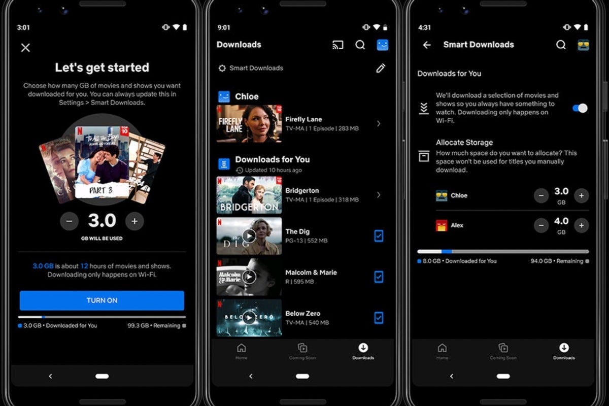 Netflix’s latest feature downloads movies and shows