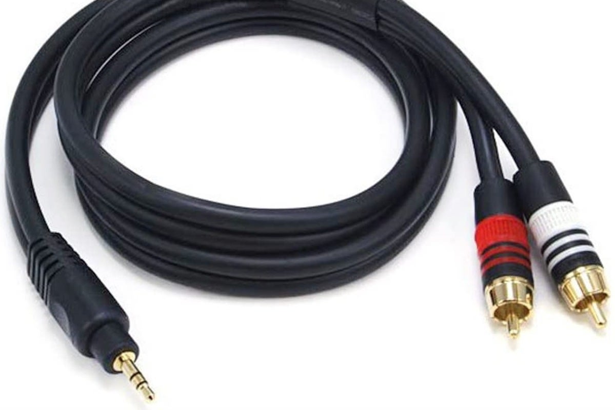 rca to 3 point 5mm y cable