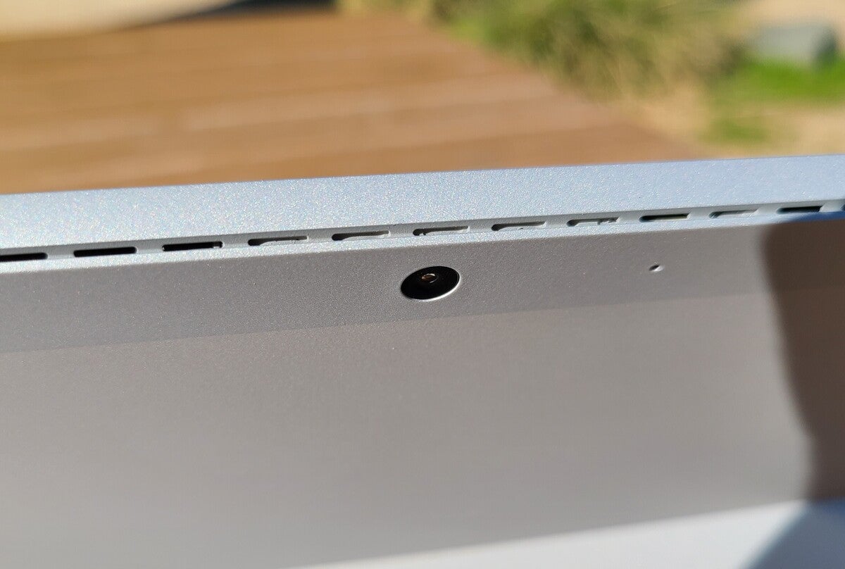 Microsoft surface pro 7+ rear vents and camera