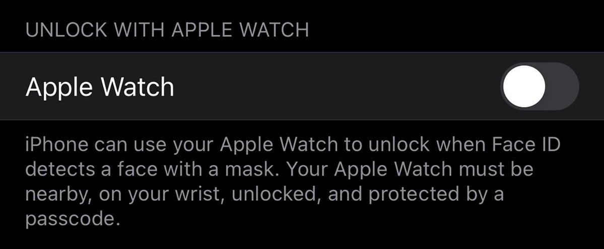 unlock watch settings