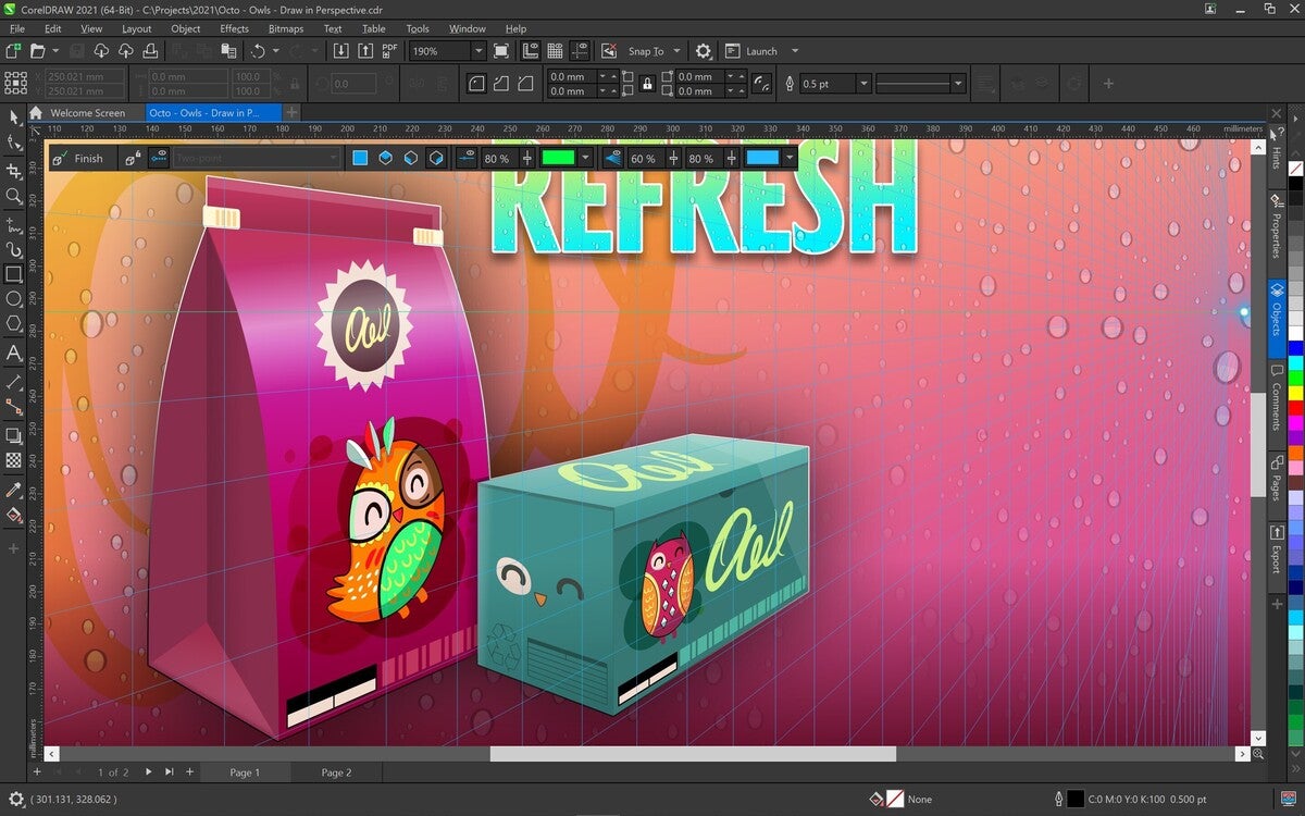 popular drawing programs include ____, coreldraw, and corel painter
