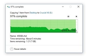 Revisión de SSD portátil Crucial X6 (4 TB) 