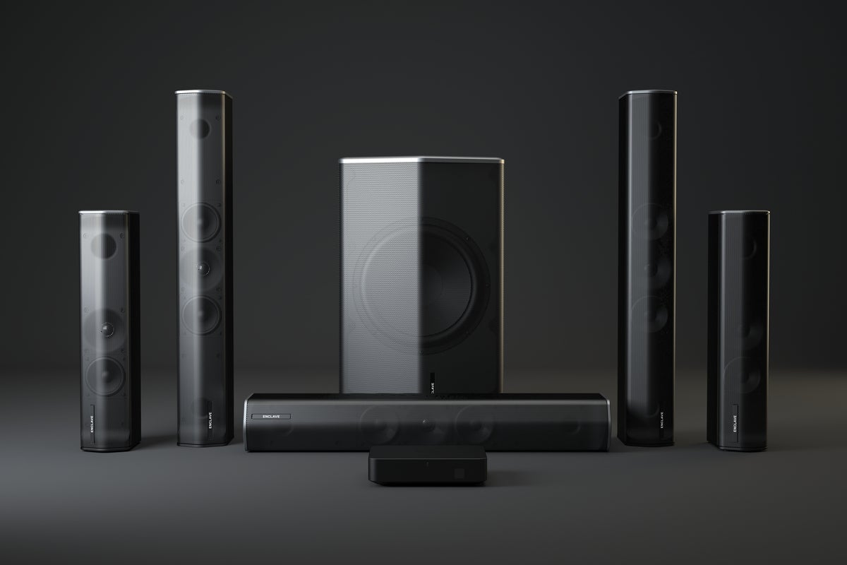 enclave cinehome pro family front view