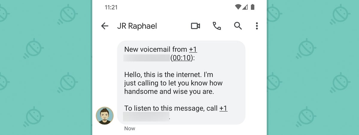 Google Fi Features: Voicemail as text