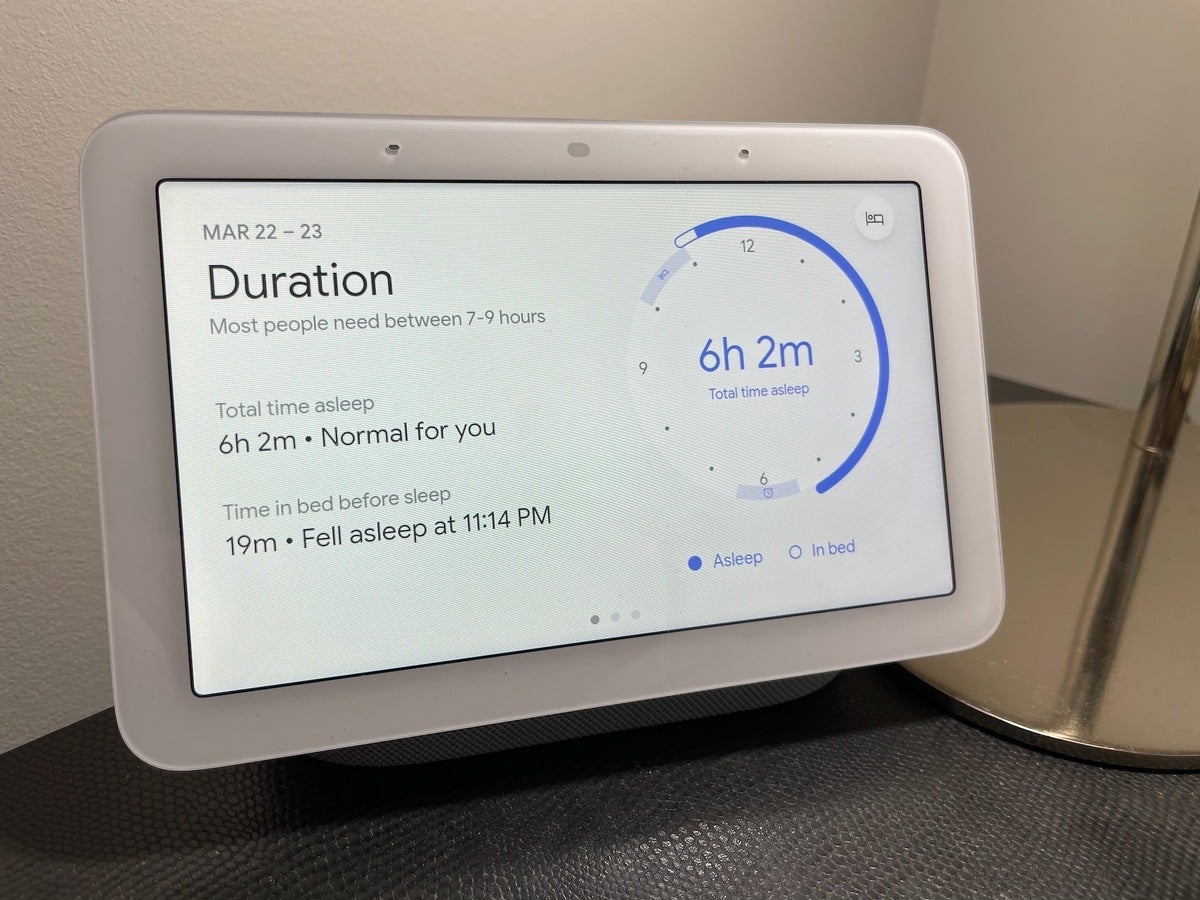 google nest hub 2nd gen sleep duration