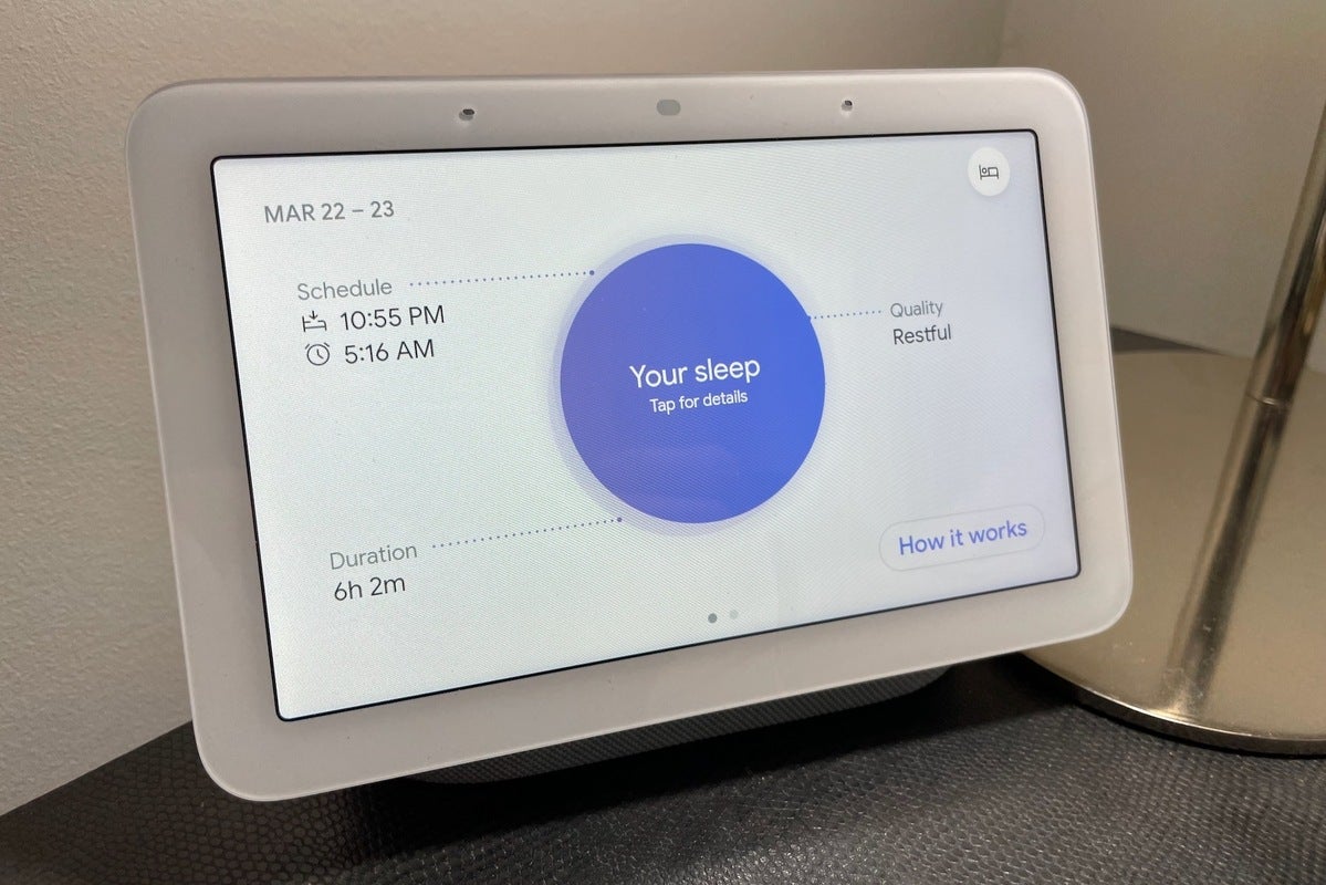 google nest hub 2nd gen sleep summary