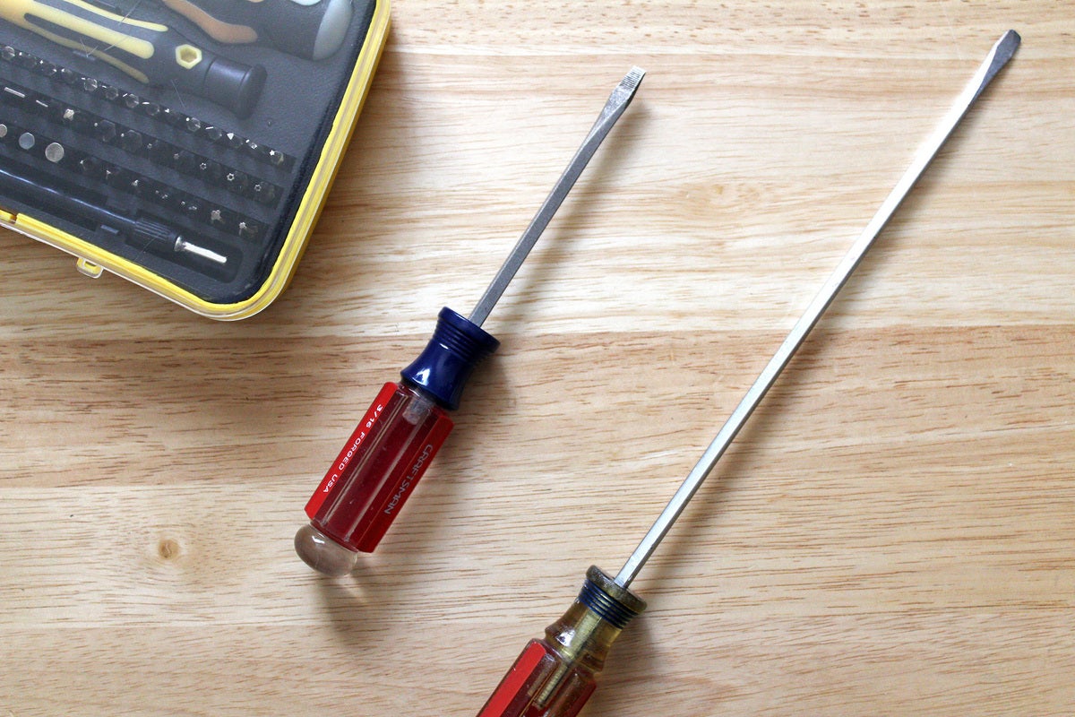 flathead screwdrivers pc building tools