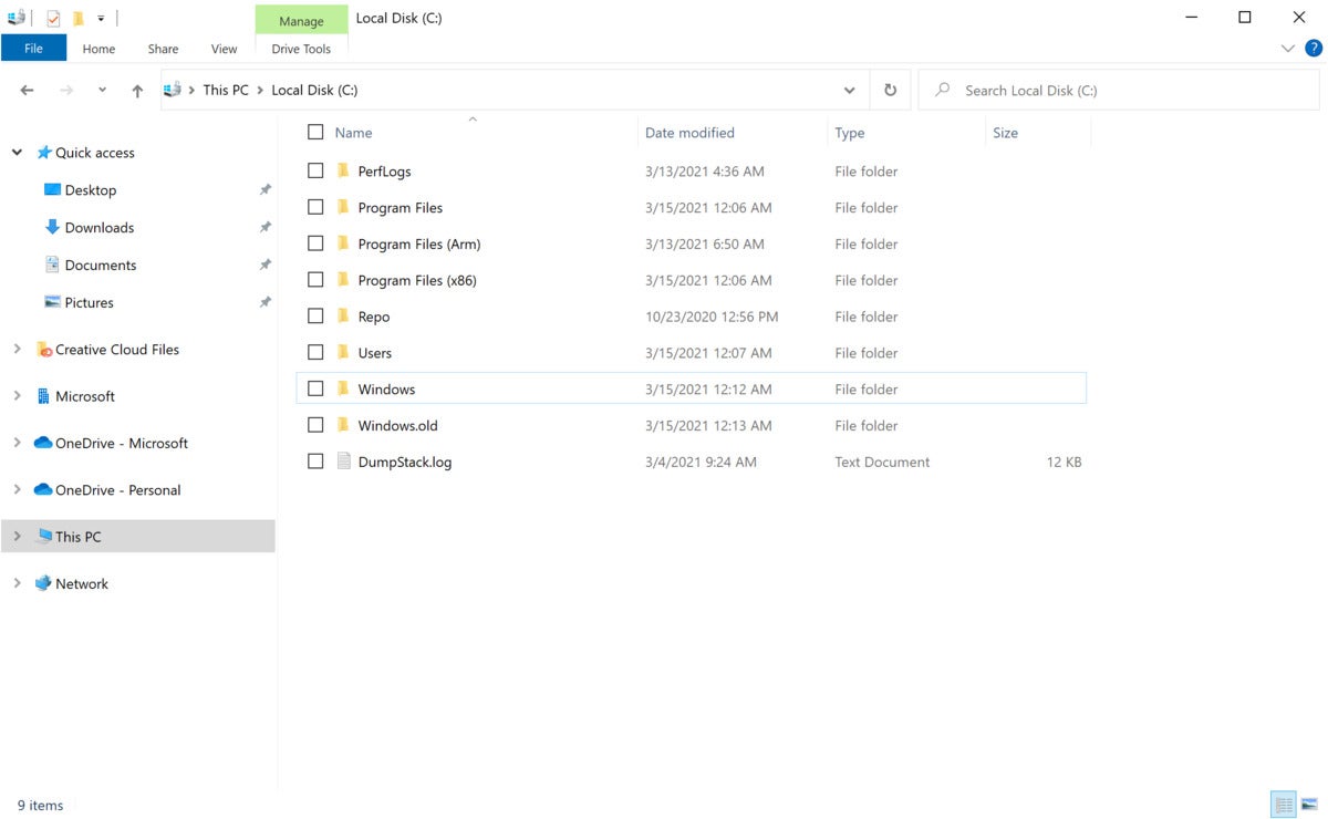 Windows 10 Microsoft new file explorer layout