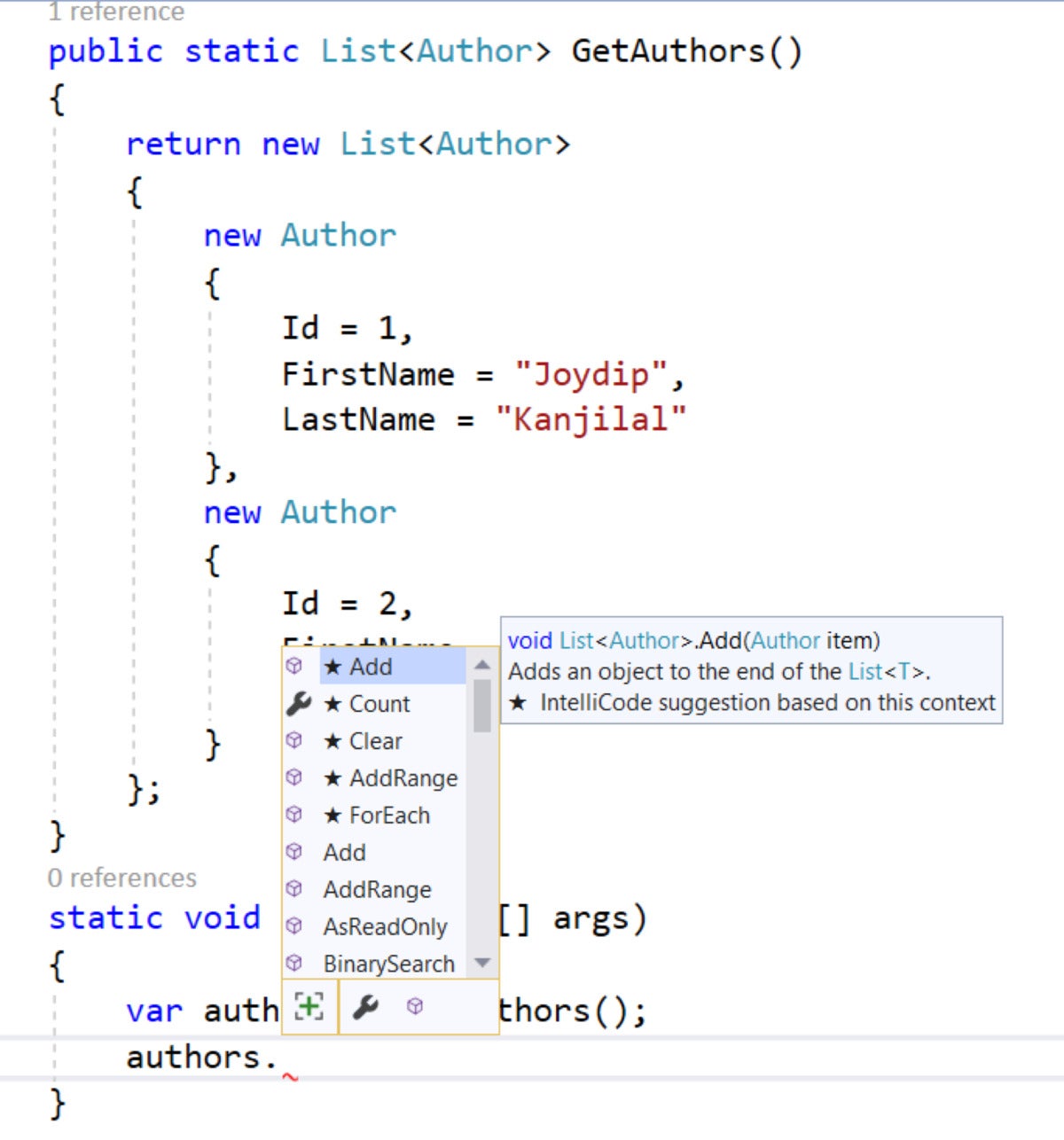 read only collections csharp 01