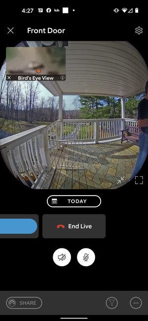 Ring doorbell view store live