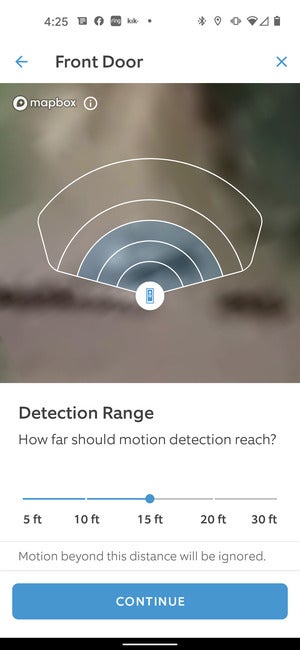 Ring store doorbell distance