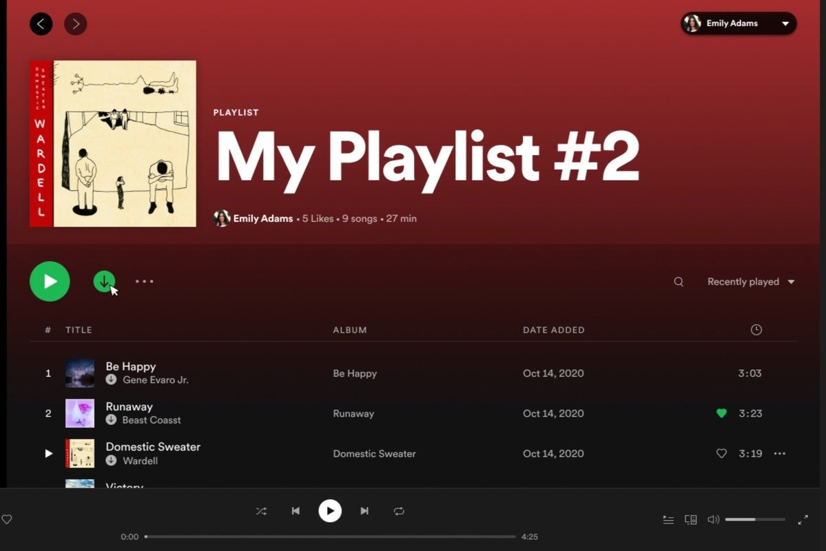 how to download album from spotify to desktop