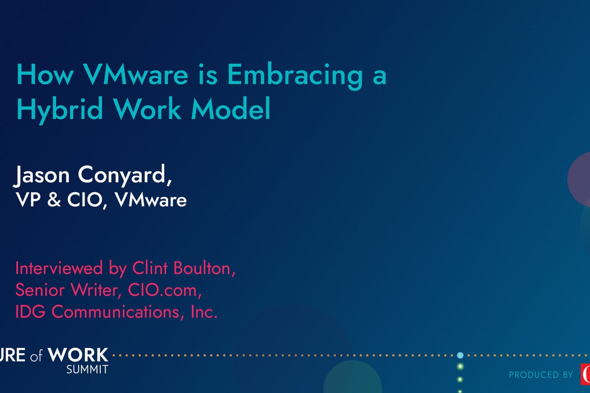 Image: How VMware is embracing a hybrid work model