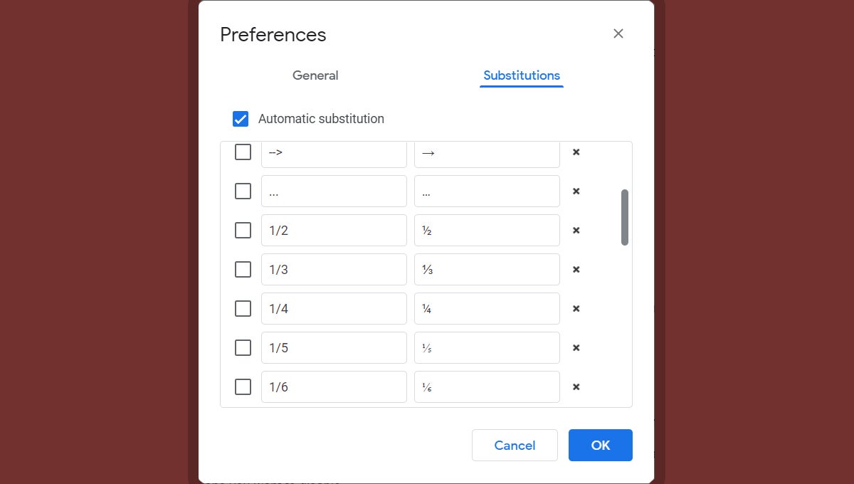 keyboard command for bullet point google docs