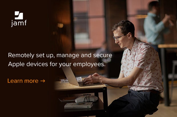 Image: Sponsored by Jamf: Remotely set up, manage, and secure employee devices.