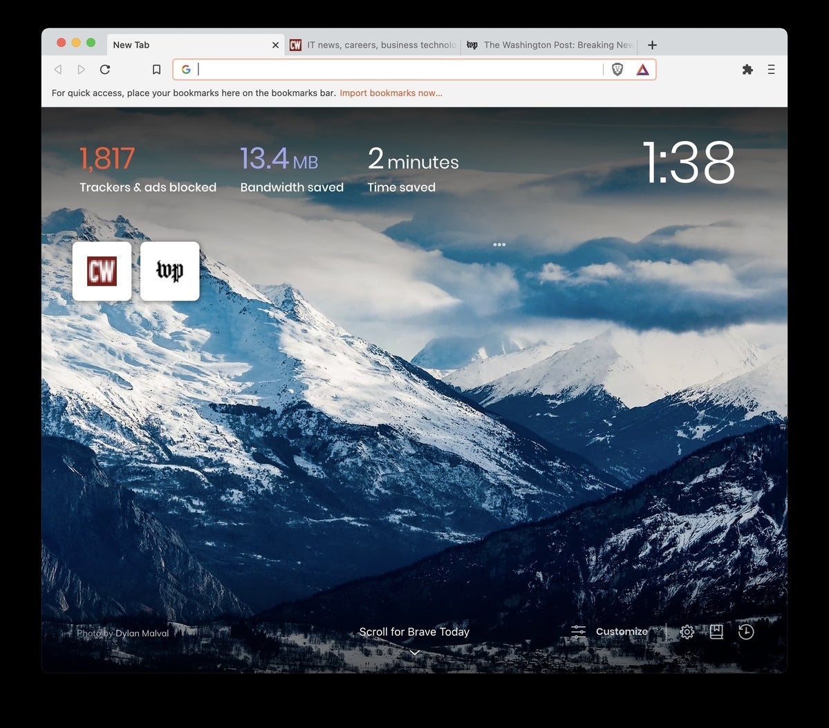 brave browser m1