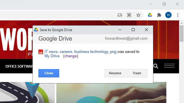 chrome extensions gdrive save to google drive