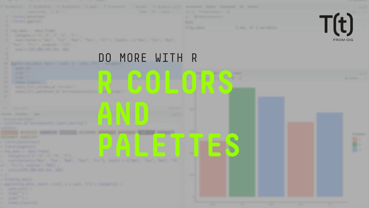 Image: R colors and palettes: tips and tools
