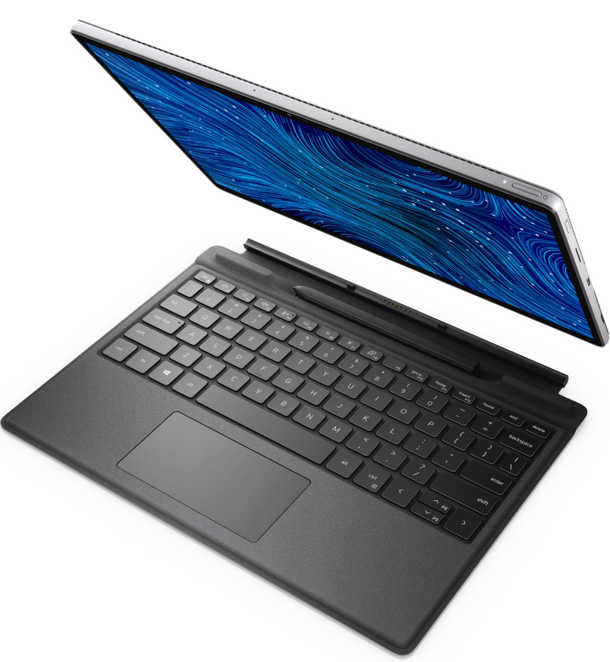 dell latitude 7320 detachable keyboard detached