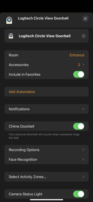 logitec circle doorbell app 03
