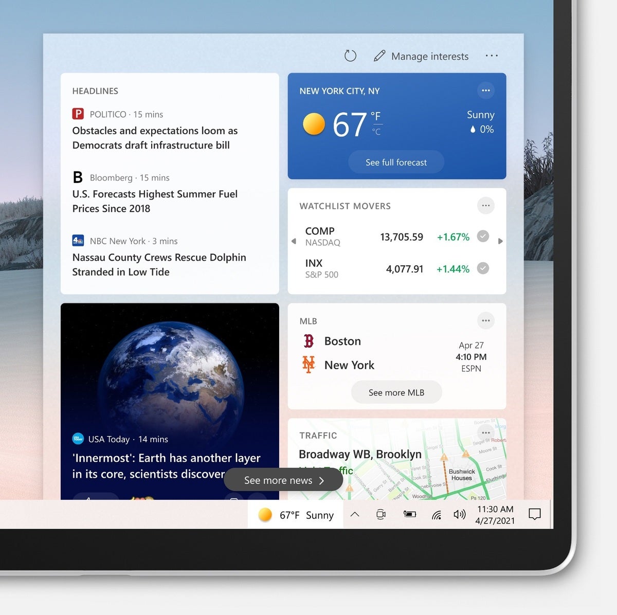 news and interests windows 10 edit microsoft