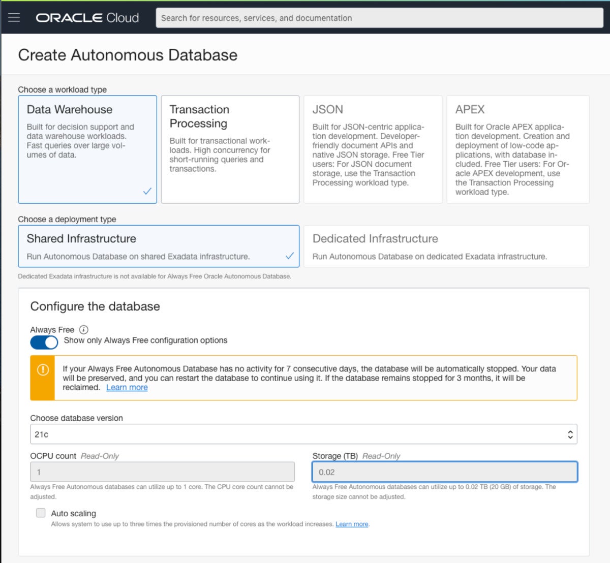 oracle database 21c 04