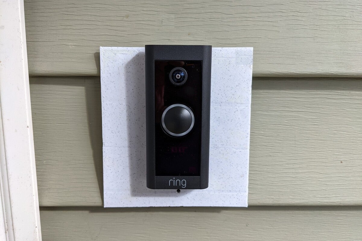 ring video doorbell installed