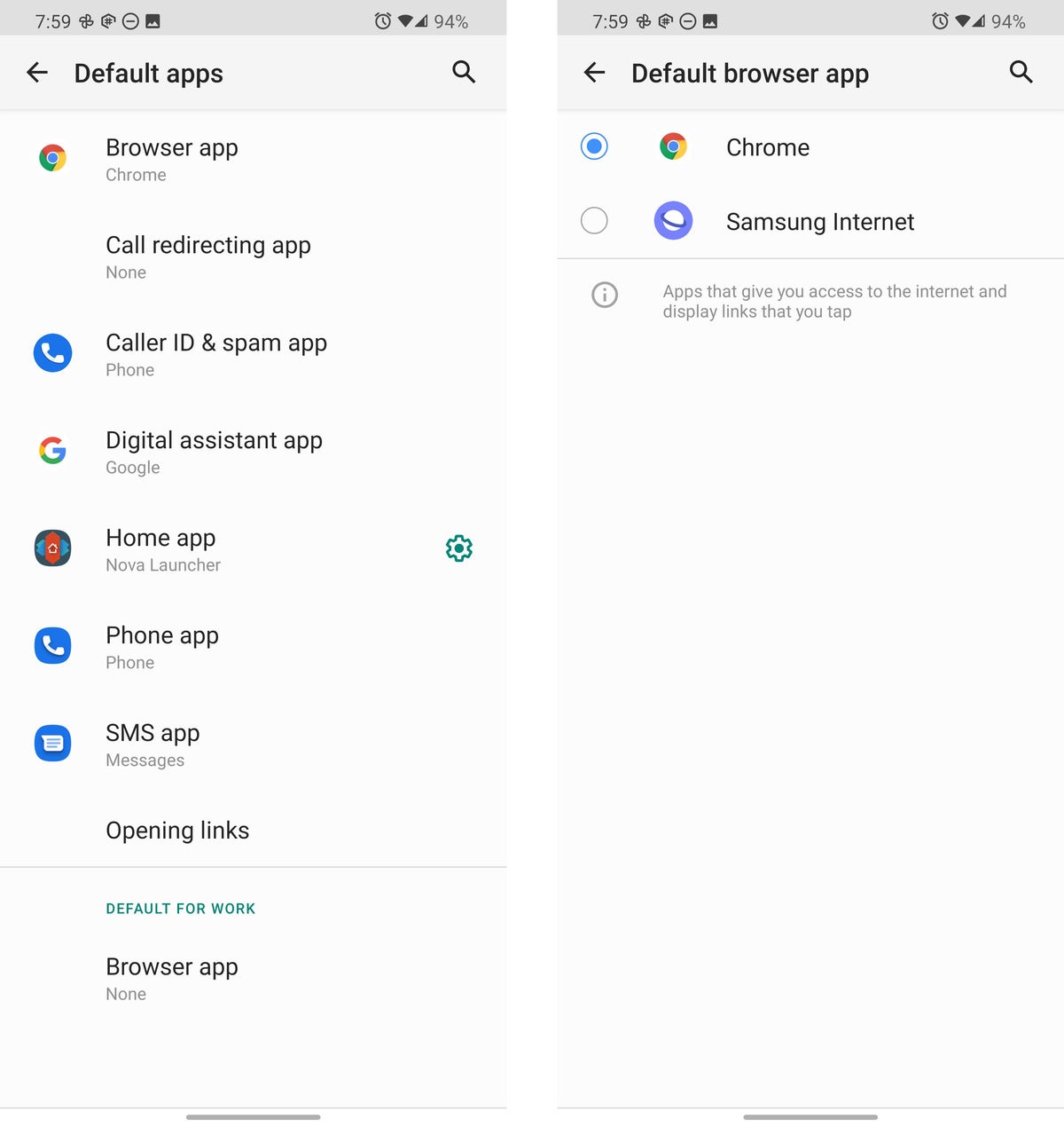 samsung galaxy s21 google pixel default apps