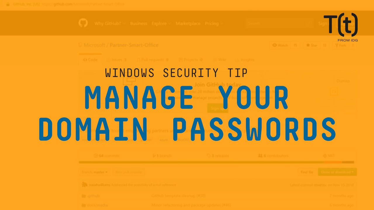 Image: How to better manage your domain passwords
