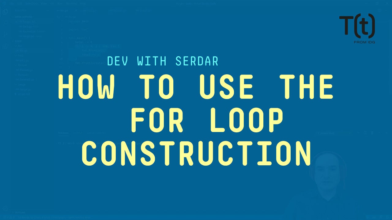 Image: Using the for loop construction | Smart Go