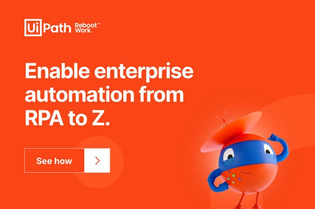 Image: Sponsored by UiPath: Reinventing Business Automation - Future of Work