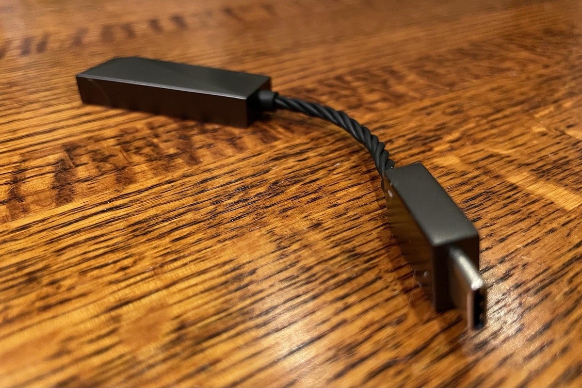 The A&K is powered through its USB-C connector. No charging required.