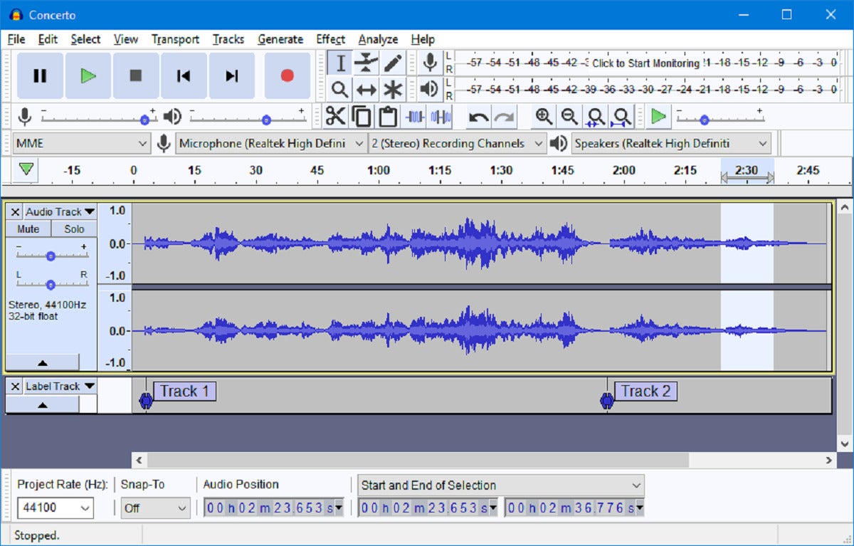 free download audacity for windows 10