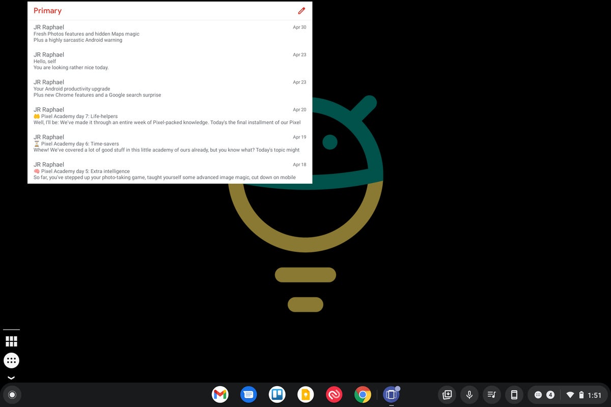 Widget de Chrome OS agregado