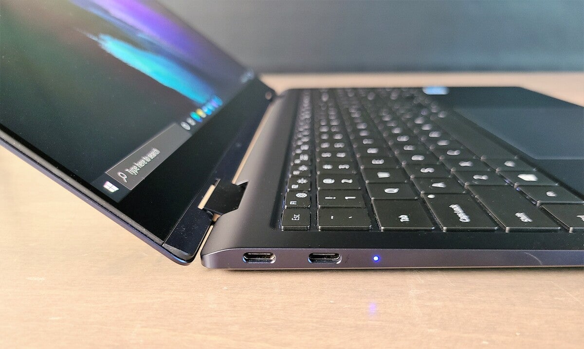 Samsung Galaxy Book Pro 360 left side