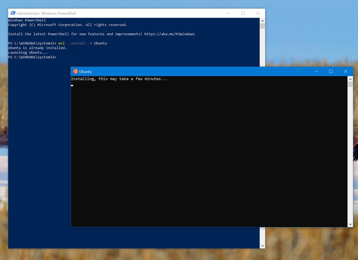 Microsoft windows subsystem for linux wsl wsl ubuntu setup 1