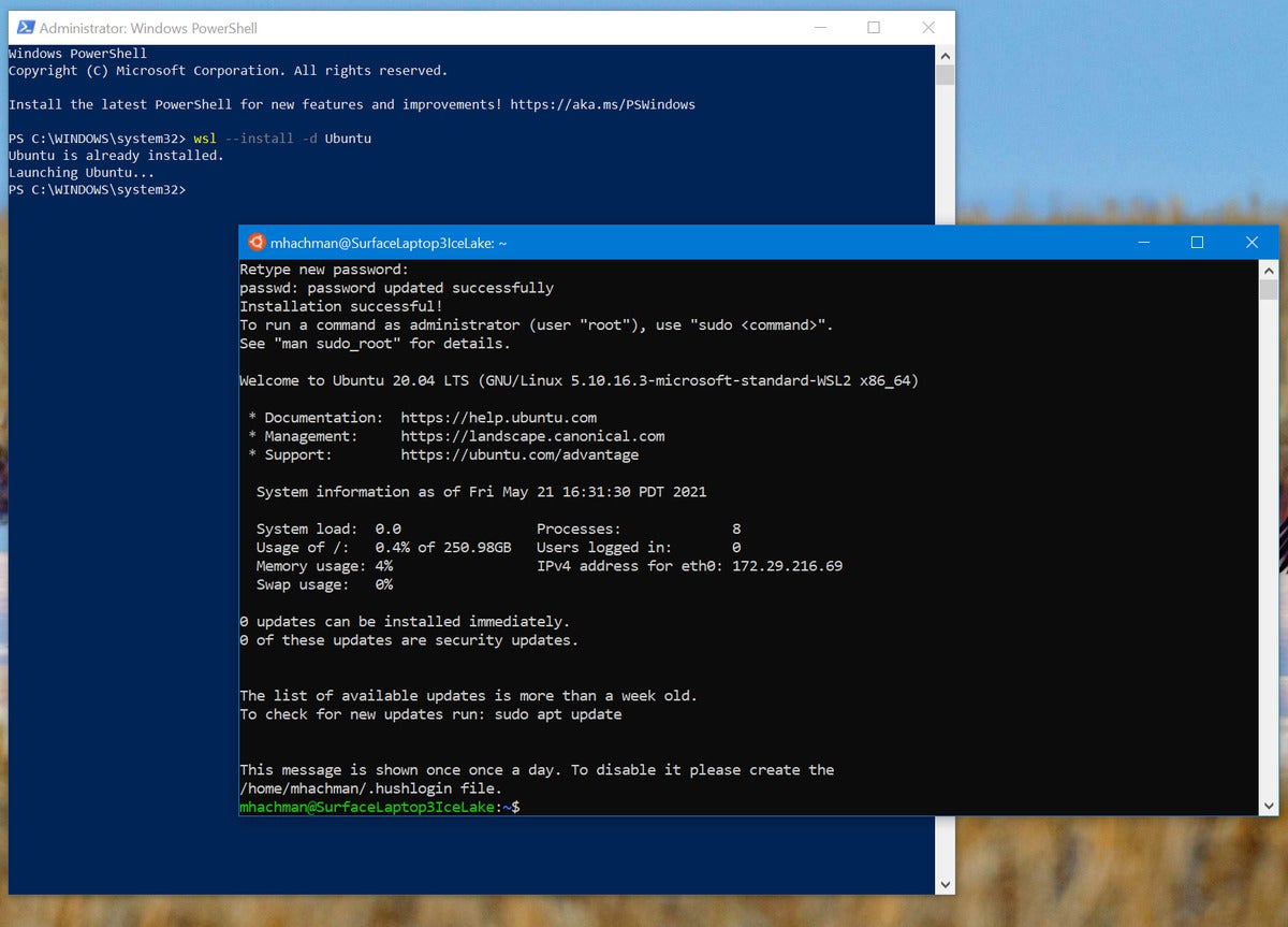 Microsoft windows subsystem for linux wsl wsl ubuntu setup 3