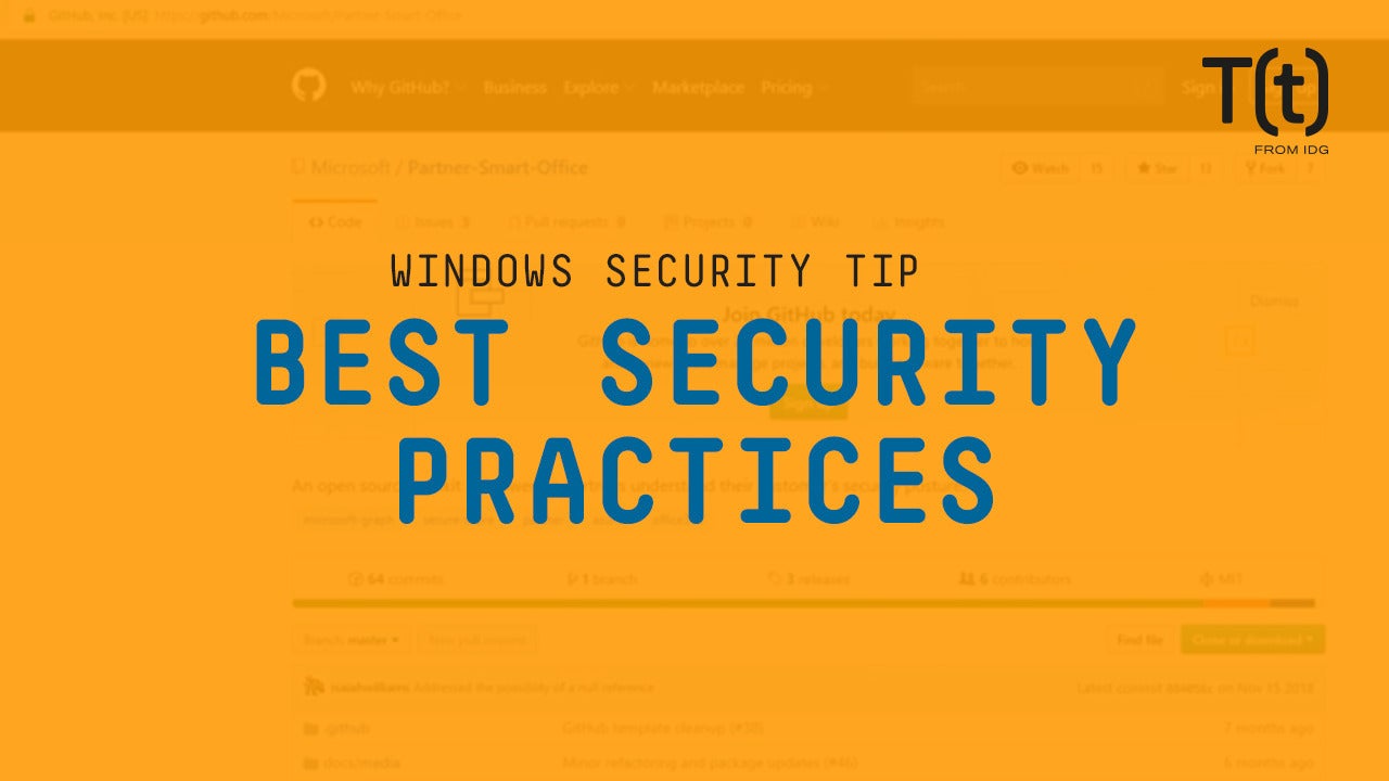 Image: Minimum vs. best Windows network security practices