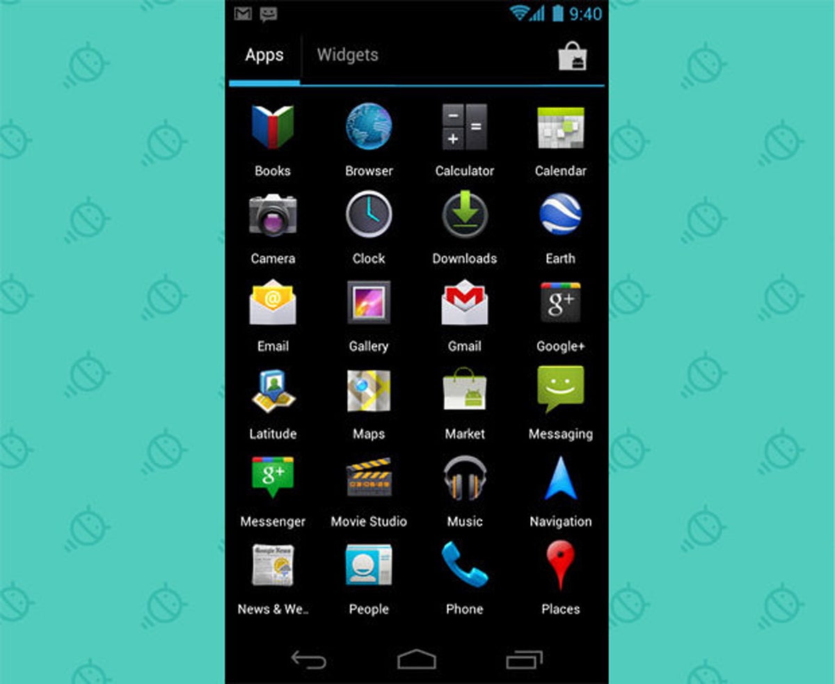Android Widgets App Drawer