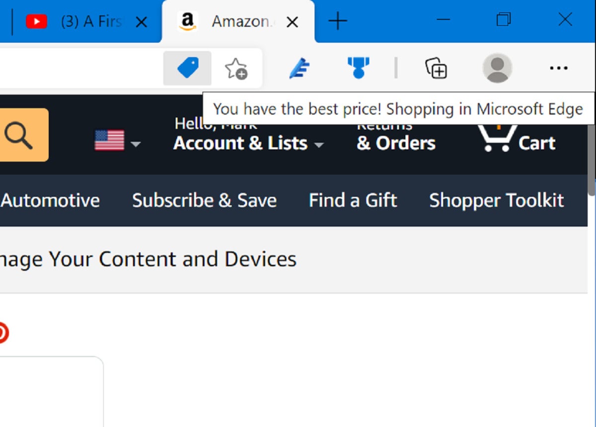 Best Price In Microsoft Edge Amazon