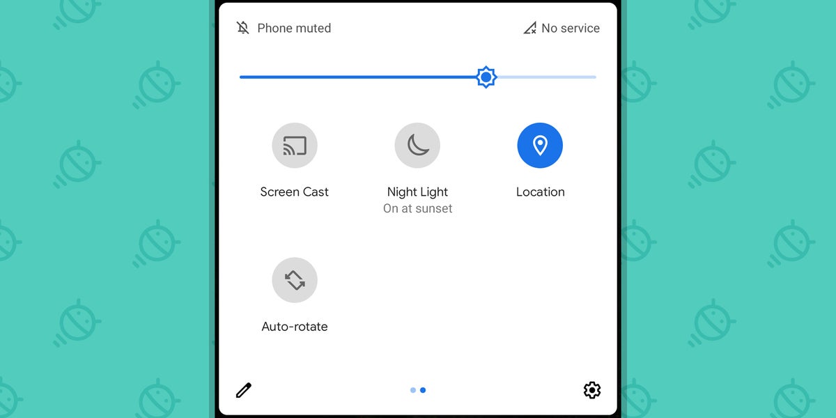 Google Android Privacy - Location Toggle