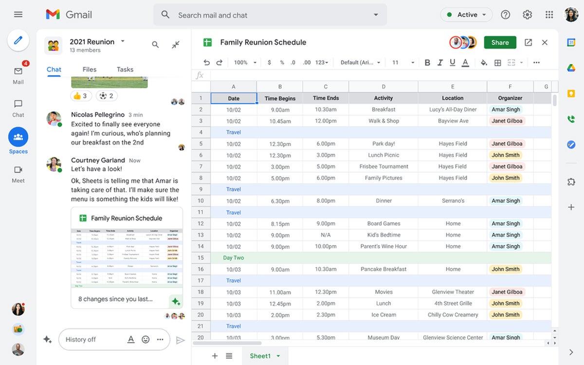 Google Workspace Spaces