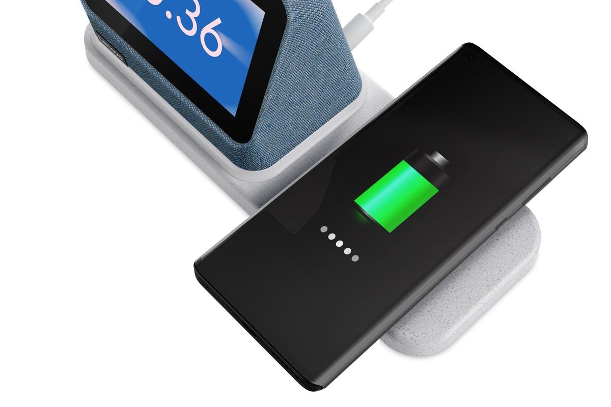 lenovo smart clock 2 with wireless charging dock