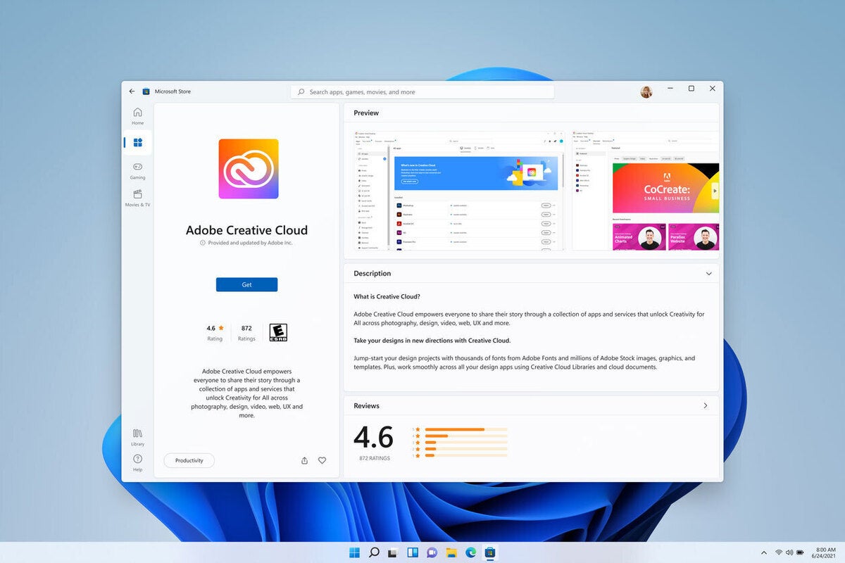 microsoft store adobe Windows 11 Microsoft