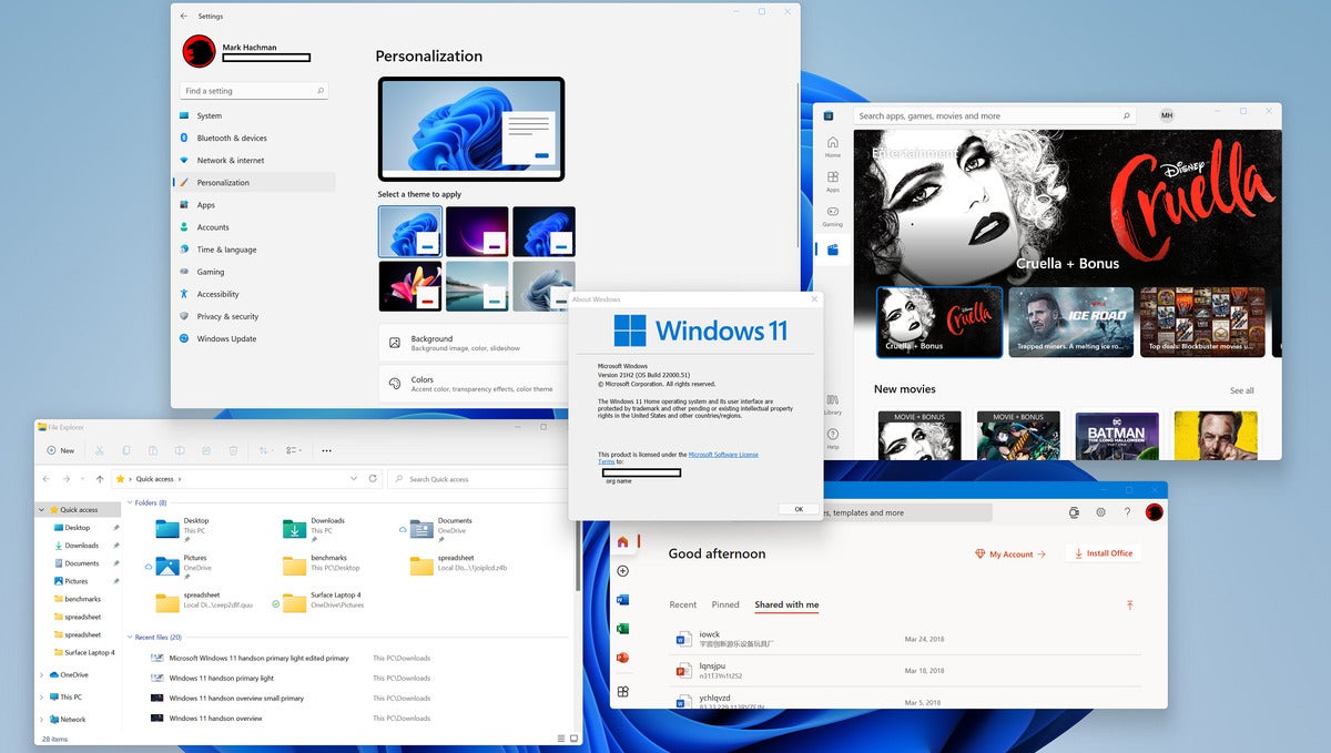 microsoft windows 11 features small light