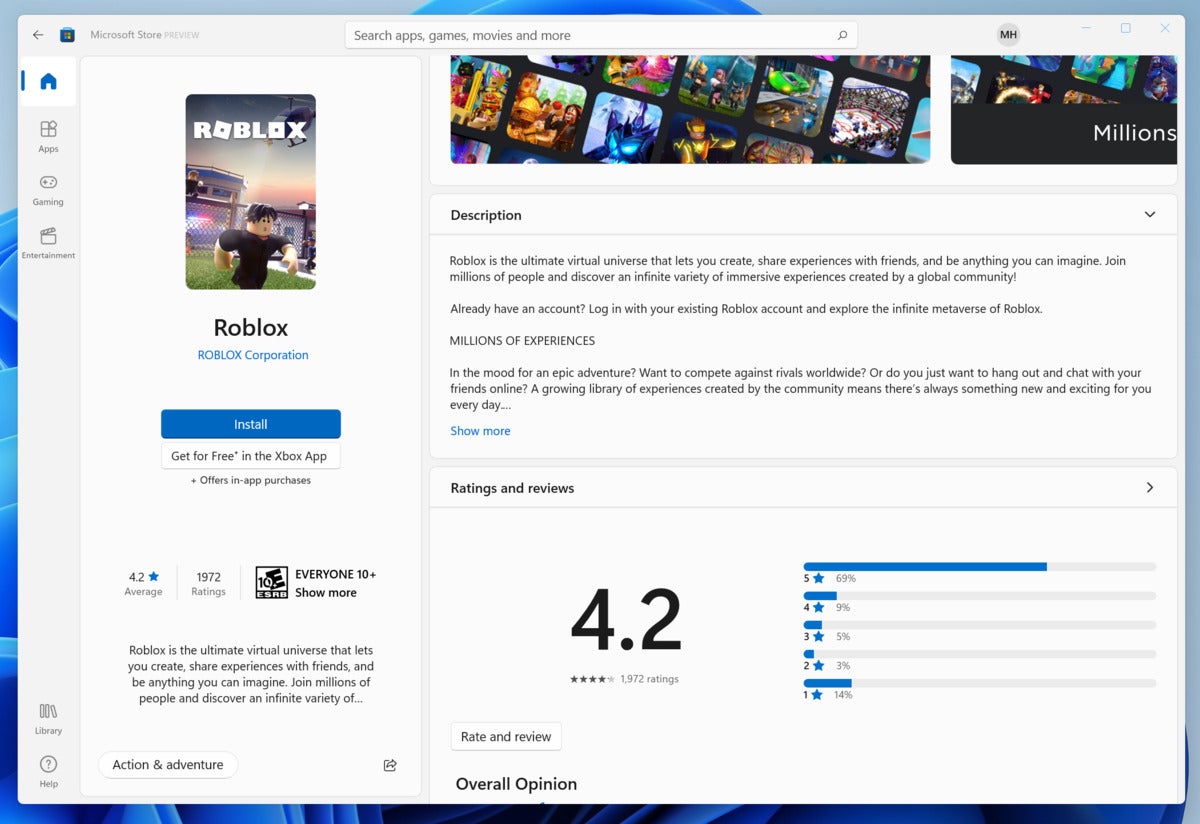 microsoft windows 11 windows store app 2 hands on