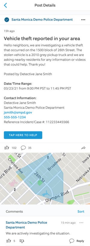 neighbors details page