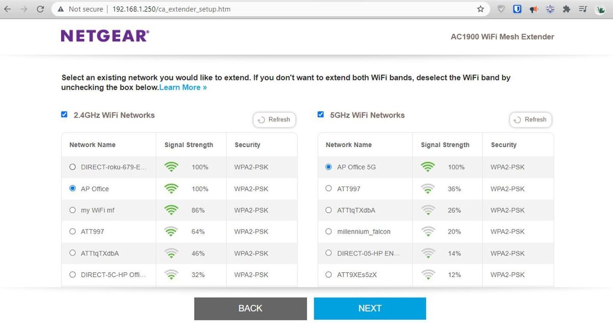 Réseaux Netgear 1